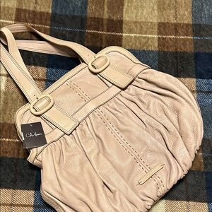 Cole Haan Blush Leather Shoulder Bag